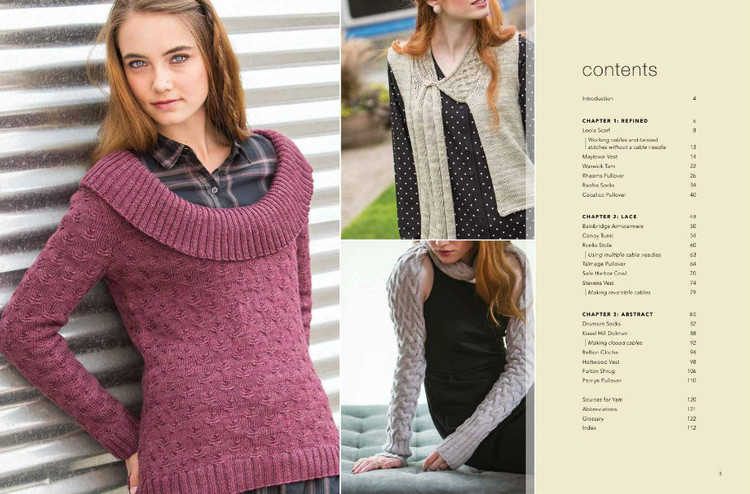 Unexpected Cables: Feminine Knitted Garments Featuring Modern Cable Knitting - 輕描淡寫 - 輕描淡寫
