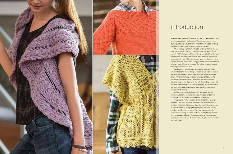 Unexpected Cables: Feminine Knitted Garments Featuring Modern Cable Knitting - 輕描淡寫 - 輕描淡寫