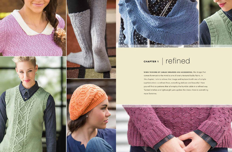 Unexpected Cables: Feminine Knitted Garments Featuring Modern Cable Knitting - 輕描淡寫 - 輕描淡寫