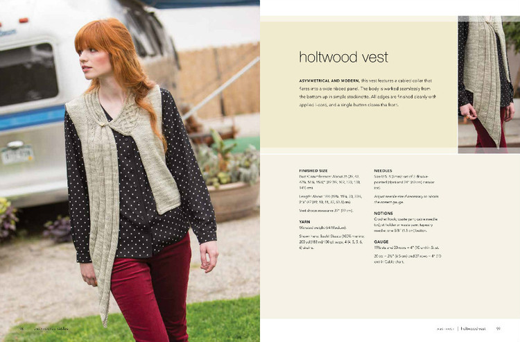 Unexpected Cables: Feminine Knitted Garments Featuring Modern Cable Knitting - 輕描淡寫 - 輕描淡寫
