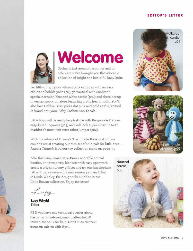 Love Knitting for Babies  March 2016 - 輕描淡寫 - 輕描淡寫