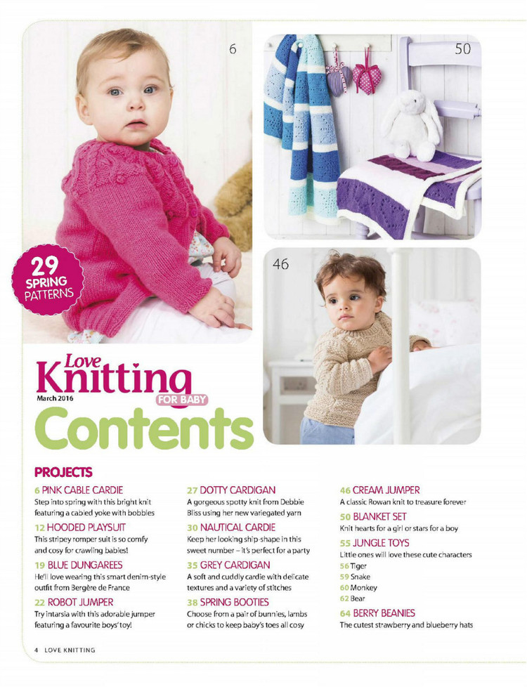 Love Knitting for Babies  March 2016 - 輕描淡寫 - 輕描淡寫