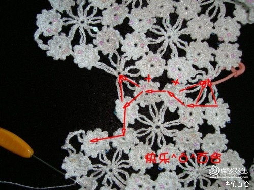 快樂(lè)百合老師－－梅花小坎整花(20朵)分袖教程 - 清水秋千 - 清水秋千的小窩