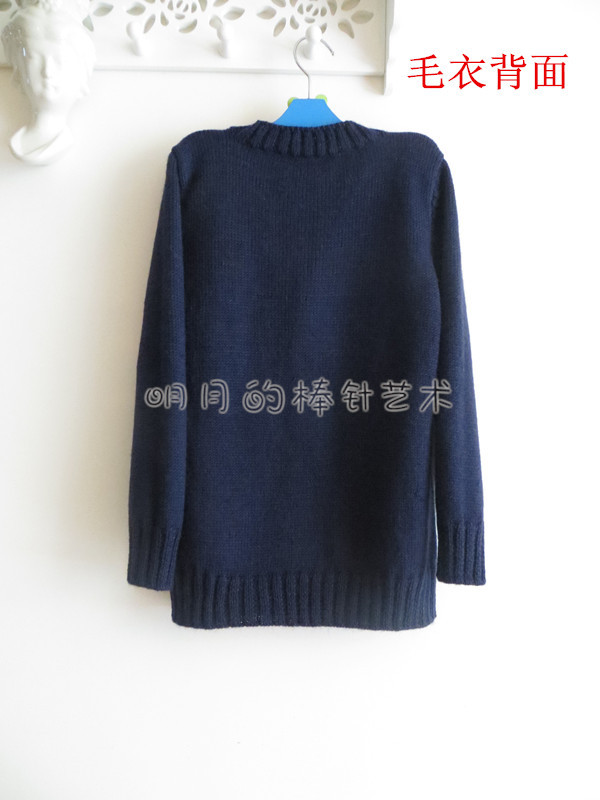 天鵝湖 黑白貴族 春秋百搭開衫（視頻） - 明月的棒針藝術(shù) - 明月的棒針藝術(shù)
