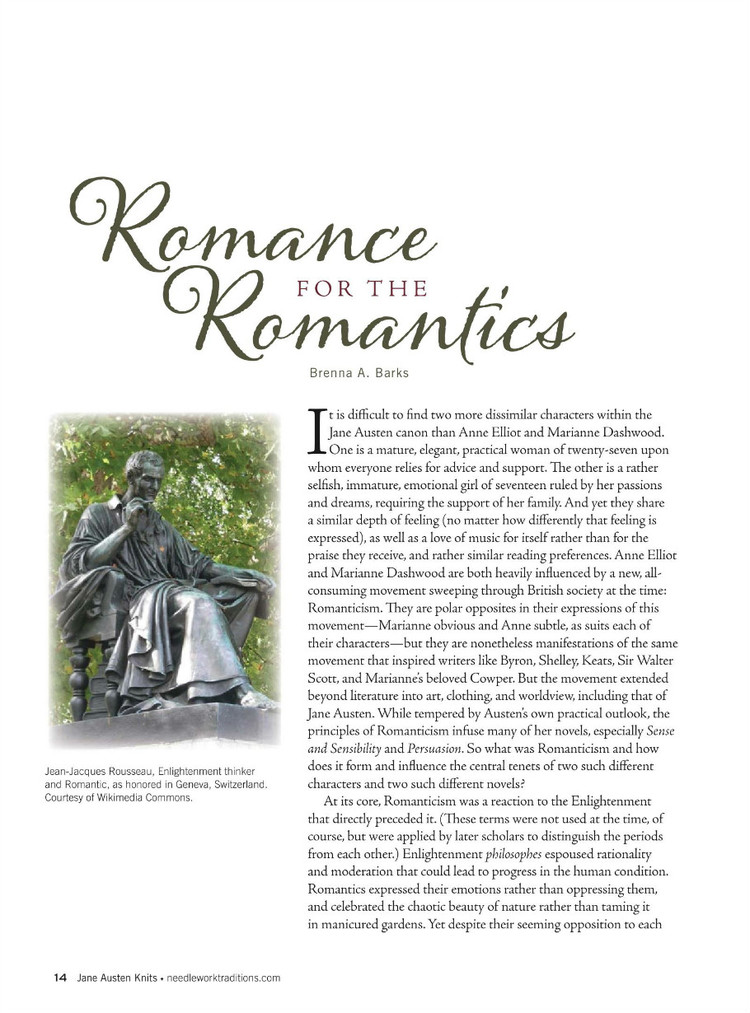 Interweaves Jane Austen Knits  Special Issue2015 - 輕描淡寫(xiě) - 輕描淡寫(xiě)