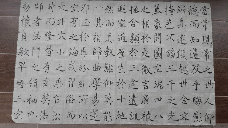 臨習(xí)：趙世駿臨褚遂良雁塔圣教序 - 此情此景 - 此情此景