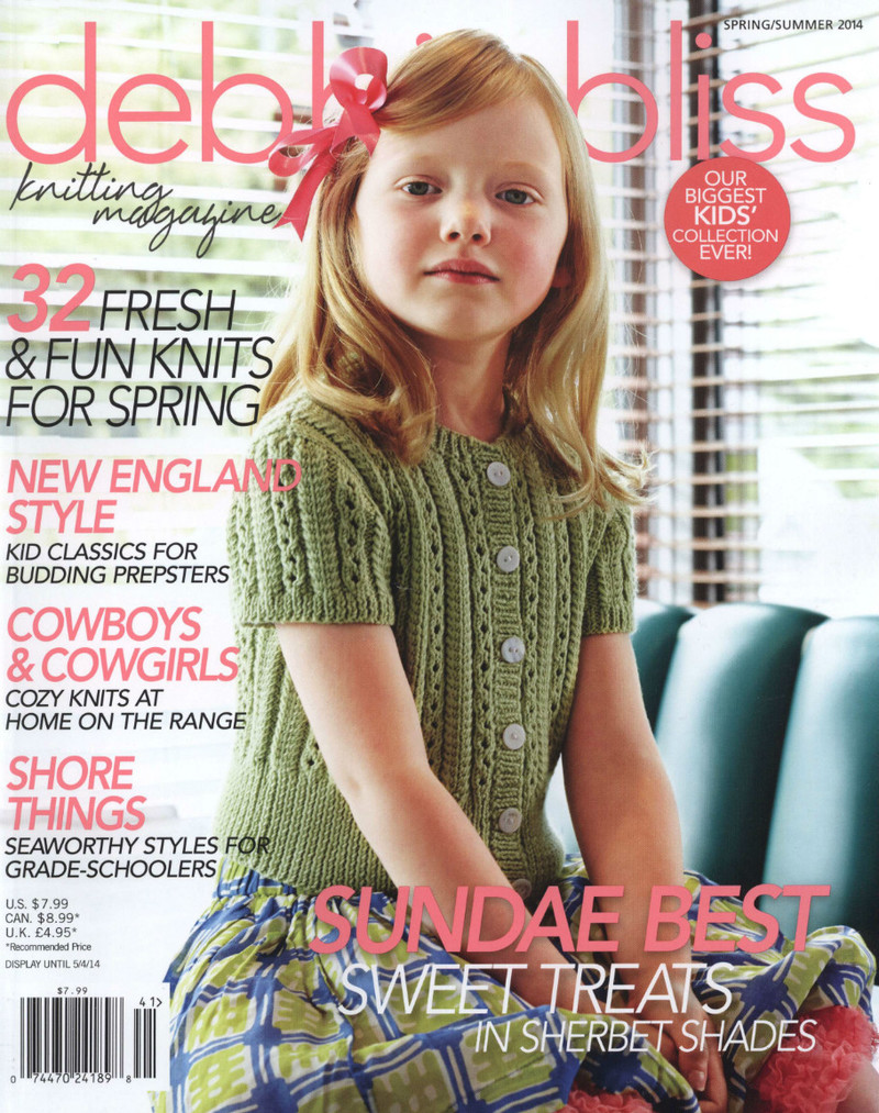 Debbie Bliss Knitting Magazine 2014 春夏 - 紫蘇 - 紫蘇的博客