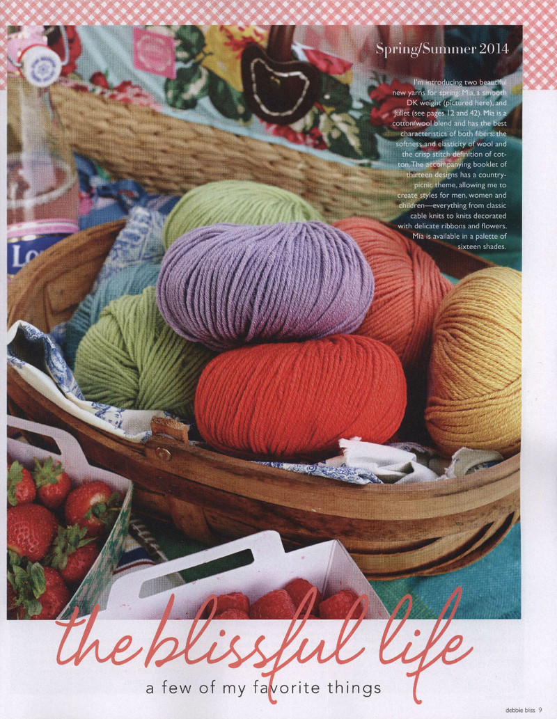 Debbie Bliss Knitting Magazine 2014 春夏 - 紫蘇 - 紫蘇的博客
