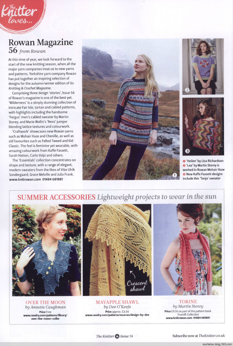 The Knitter Issue 74 去廣告 - 舒舒 - 舒舒編譯館