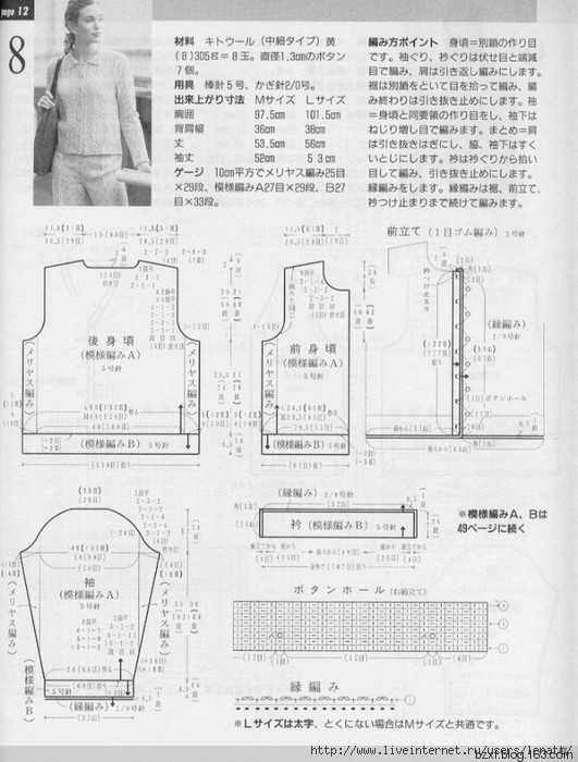 ЯПОНСКИЙ ЖУРНАЛ ПО ВЯЗАНИЮ NV5834 - 編織幸福 - 編織幸福的博客