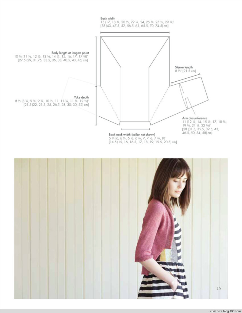 Vivian手作：黛藍(lán)——仿QuinceQ的Lineal Cardigan - Vivian - Vivian的薇安織譯坊