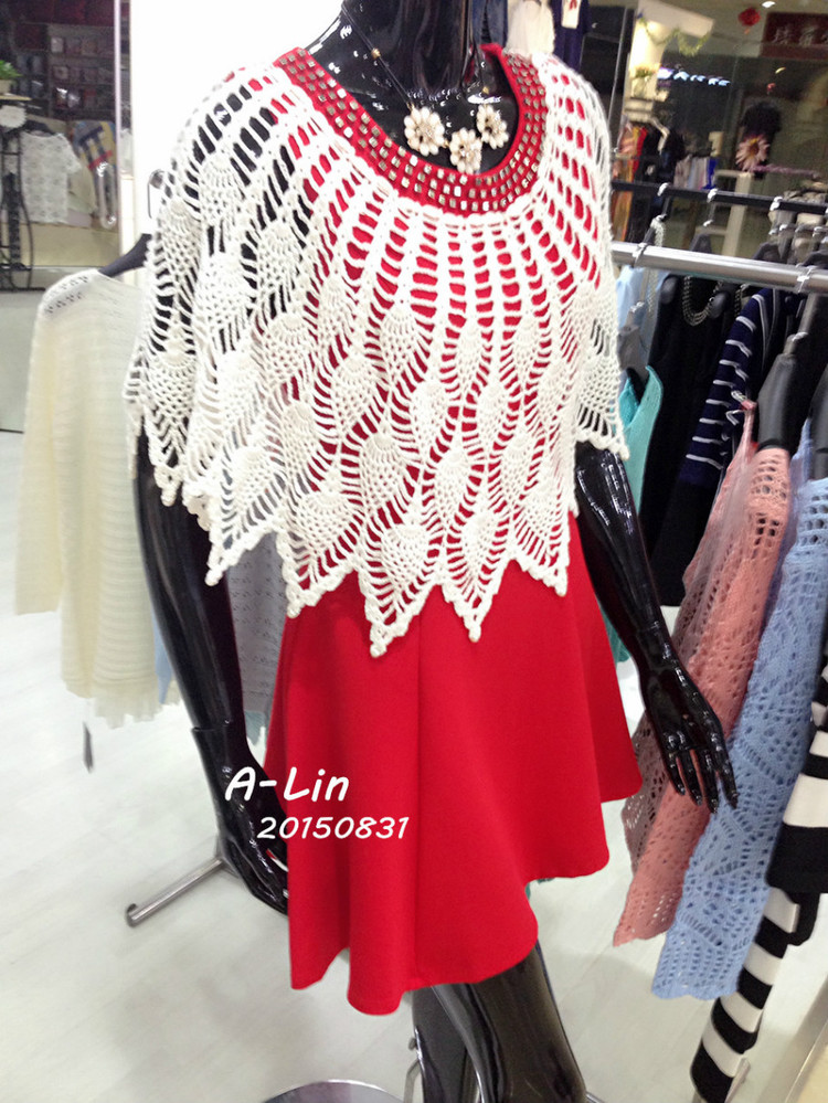 【A-Lin林】超美百搭菠蘿花披肩201517 - A-Lin林 - A-Lin的手工博客