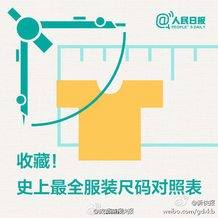 【剁手族必備：史上最全的服裝尺碼對照表】 - 水心云影 - 水心云影的博客
