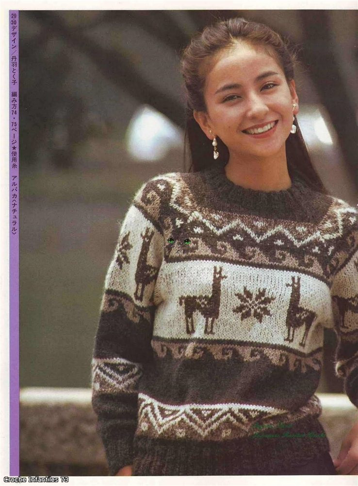 Alpaca Sweater冬季的提花毛衣 - 非編魚 - 非編魚的博客