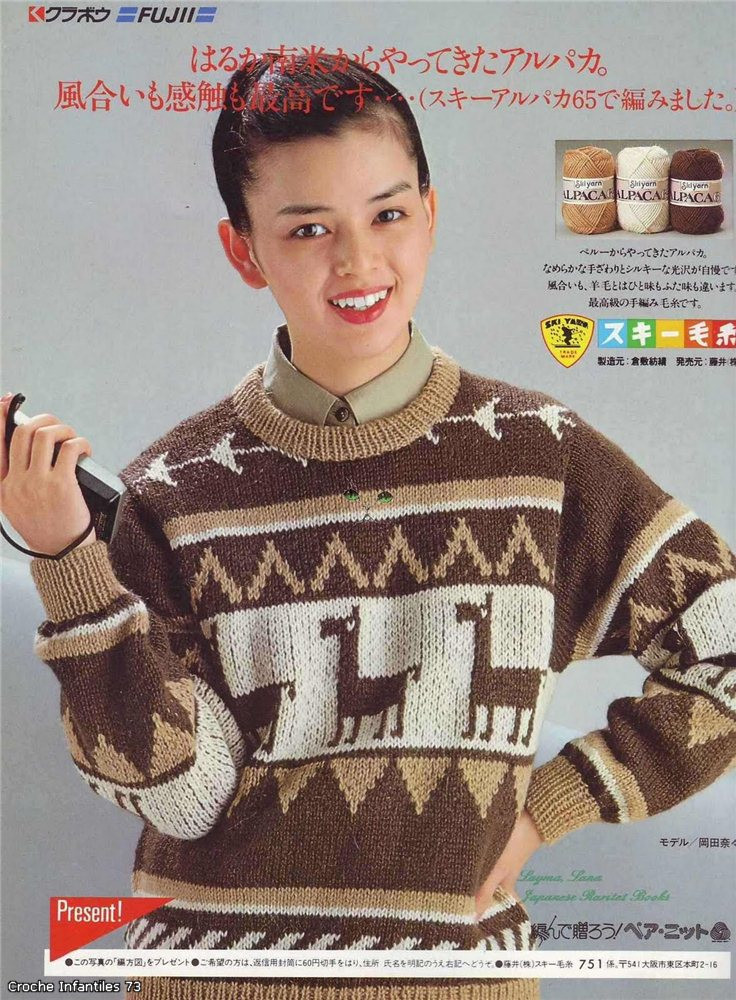 Alpaca Sweater冬季的提花毛衣 - 非編魚 - 非編魚的博客