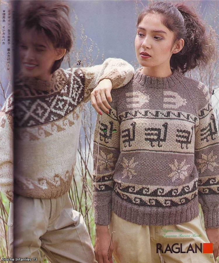 Alpaca Sweater冬季的提花毛衣 - 非編魚 - 非編魚的博客