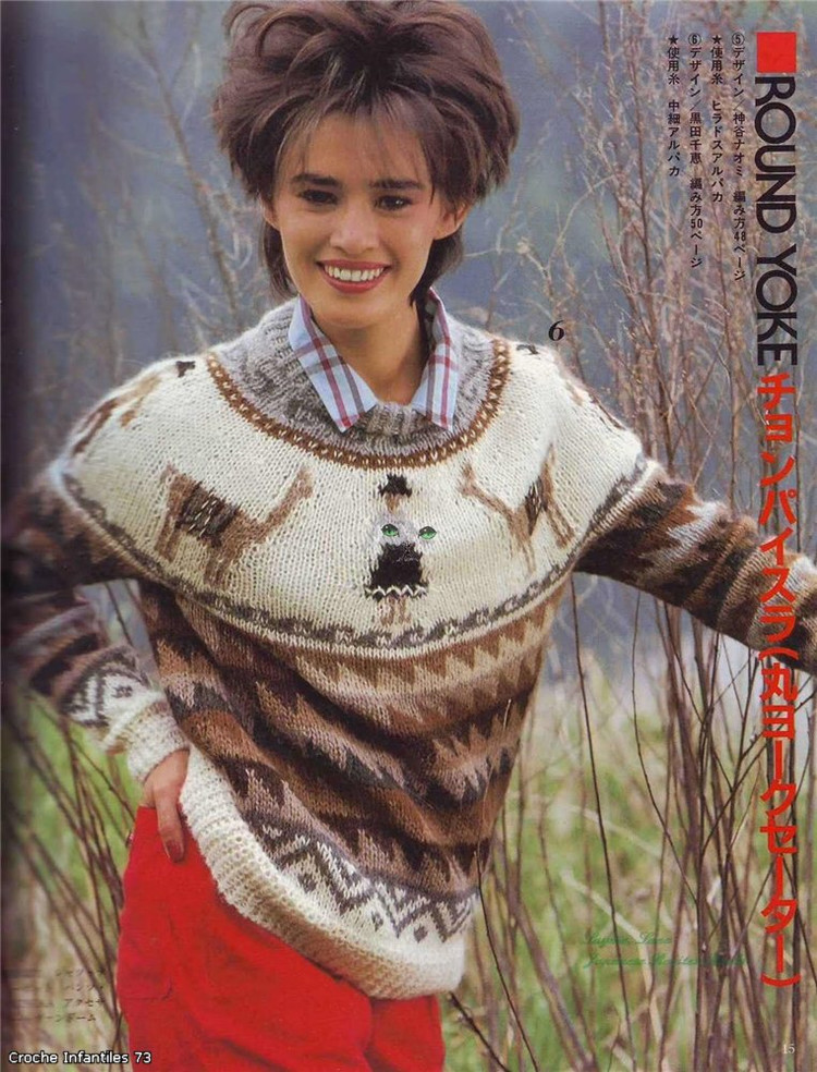 Alpaca Sweater冬季的提花毛衣 - 非編魚 - 非編魚的博客