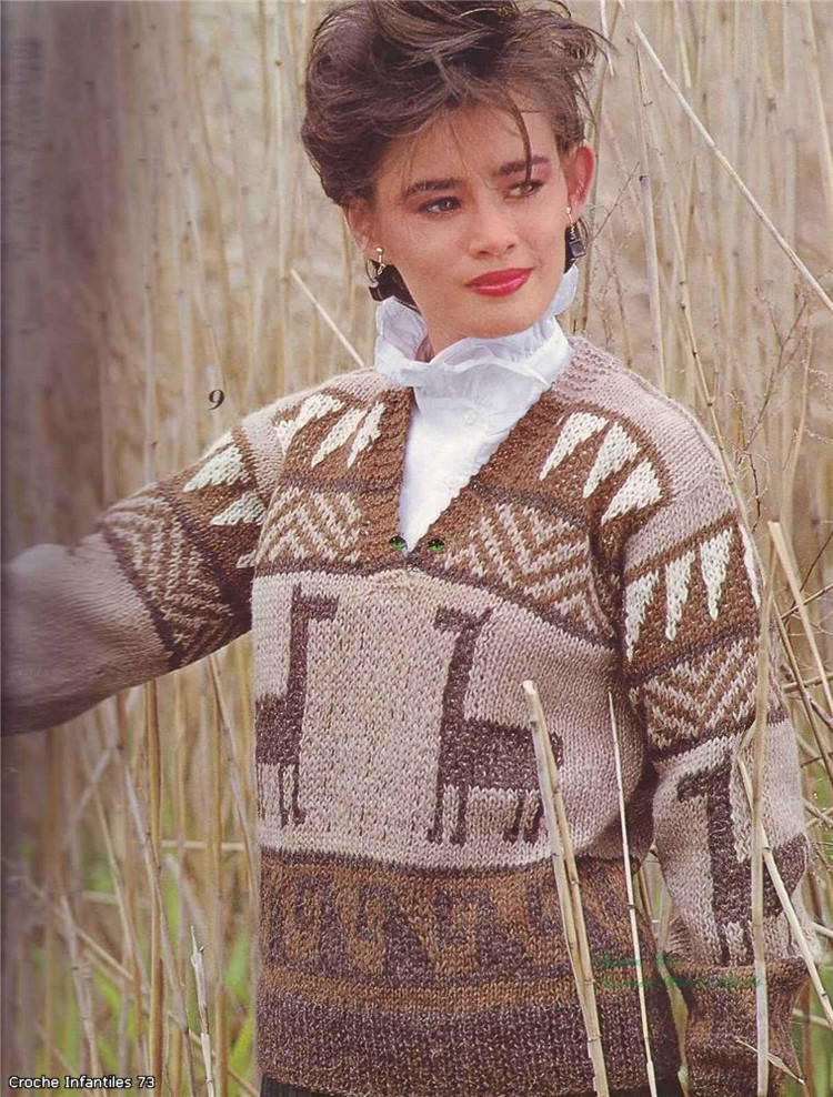 Alpaca Sweater冬季的提花毛衣 - 非編魚 - 非編魚的博客