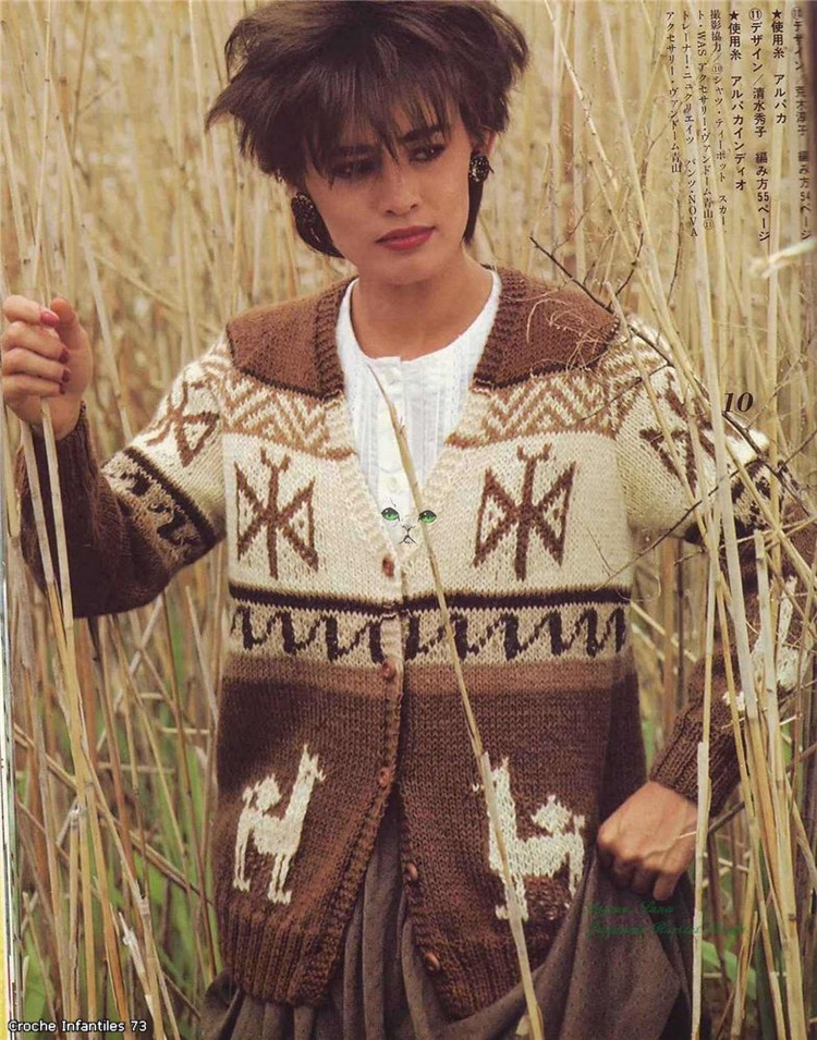 Alpaca Sweater冬季的提花毛衣 - 非編魚 - 非編魚的博客