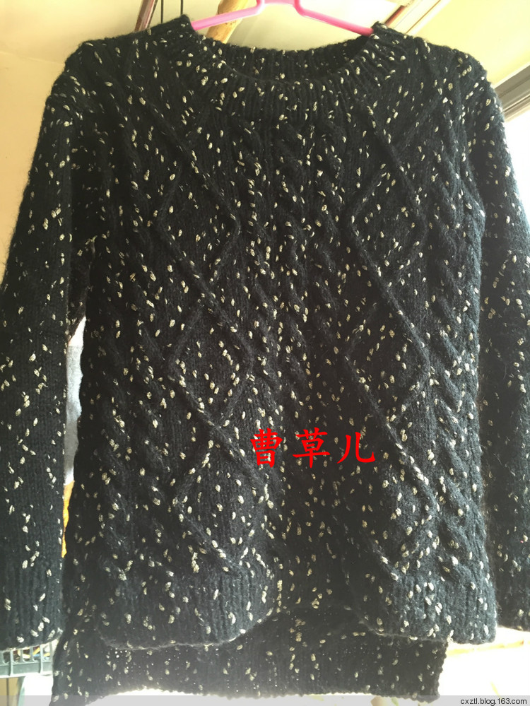 【曹草兒】---前短后長棒針衣 - 曹草兒 - 曹草兒博客