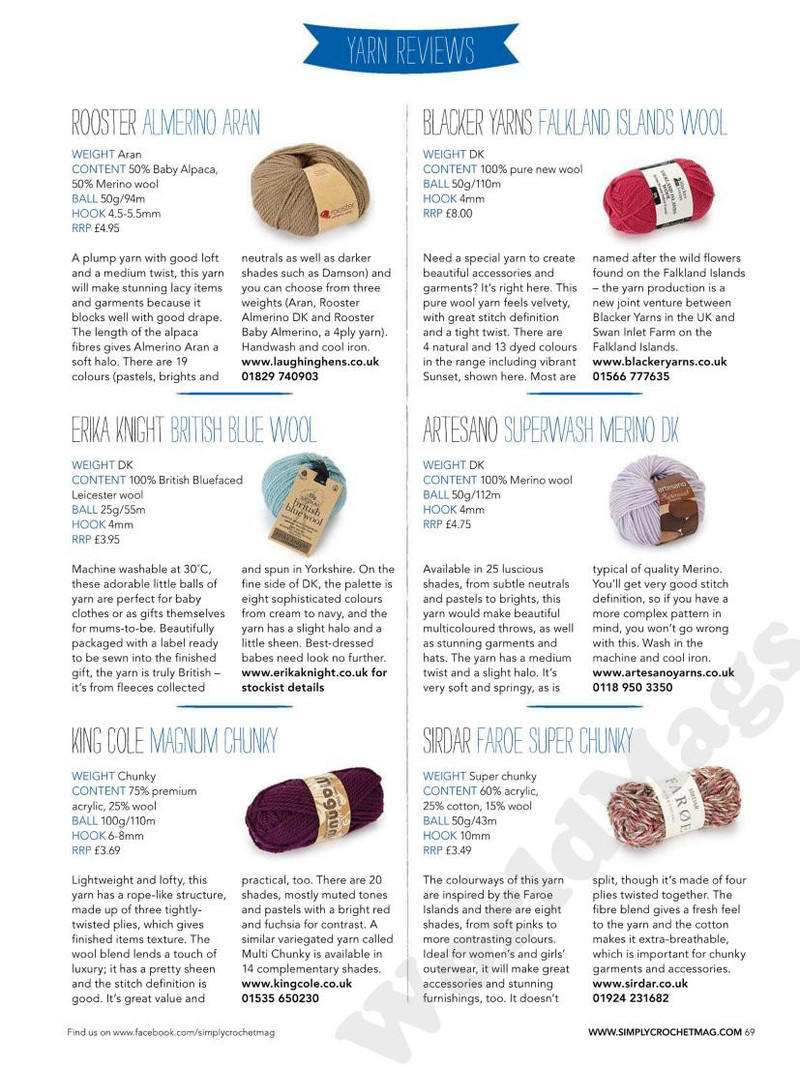 Simply Crochet Issue ONE 2013 - 紫蘇 - 紫蘇的博客