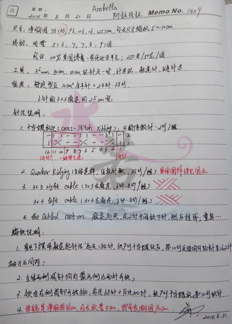 翻譯習作1409：Arabella 阿拉貝拉 - 水若 - 滿溪流水香