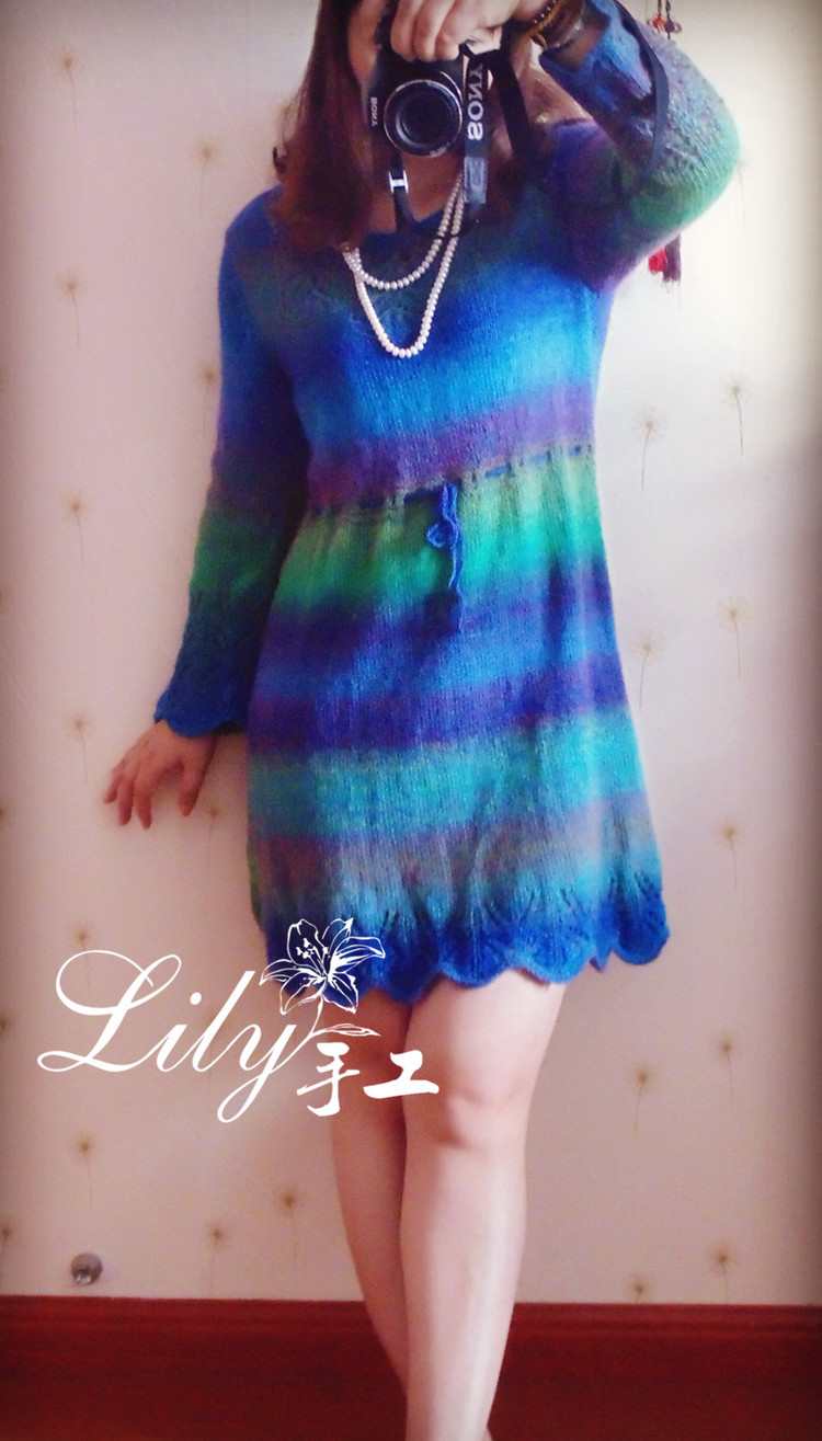 【Lily手工】--鎖清秋--Lang段美裙 - Lily - Lily的手工編織天地