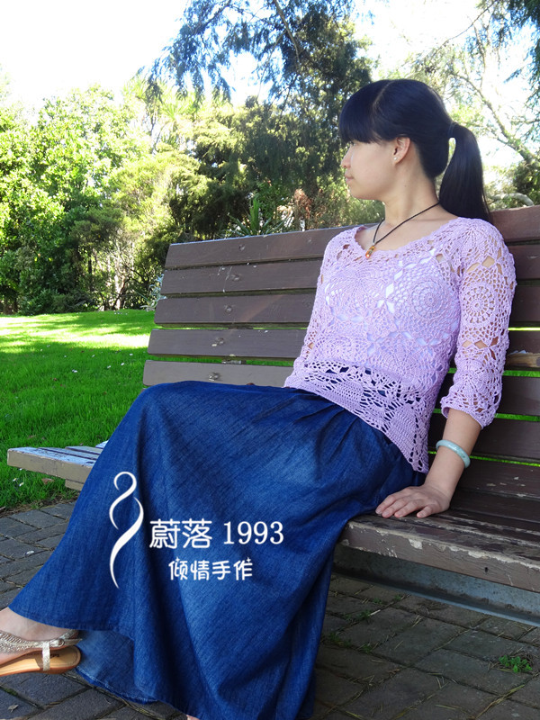 【蔚落1993】再陽(yáng)光下開(kāi)花———唯美拼花衣（2014013） - 蔚落 - 蔚落1993的博客