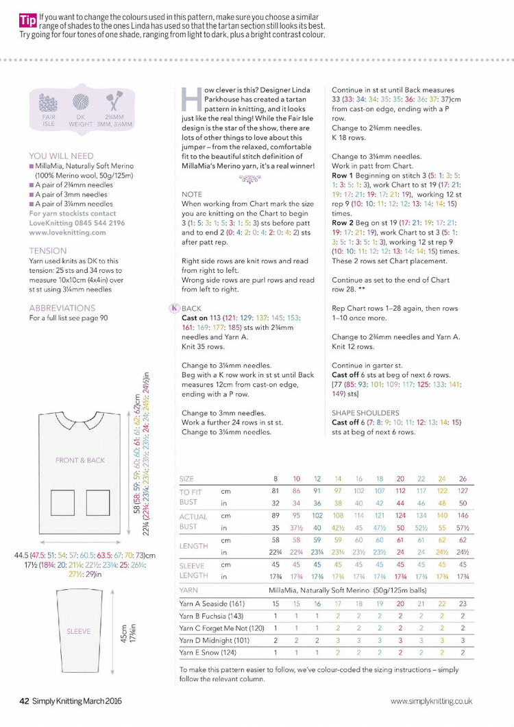 Simply Knitting №143 2016 - 輕描淡寫 - 輕描淡寫
