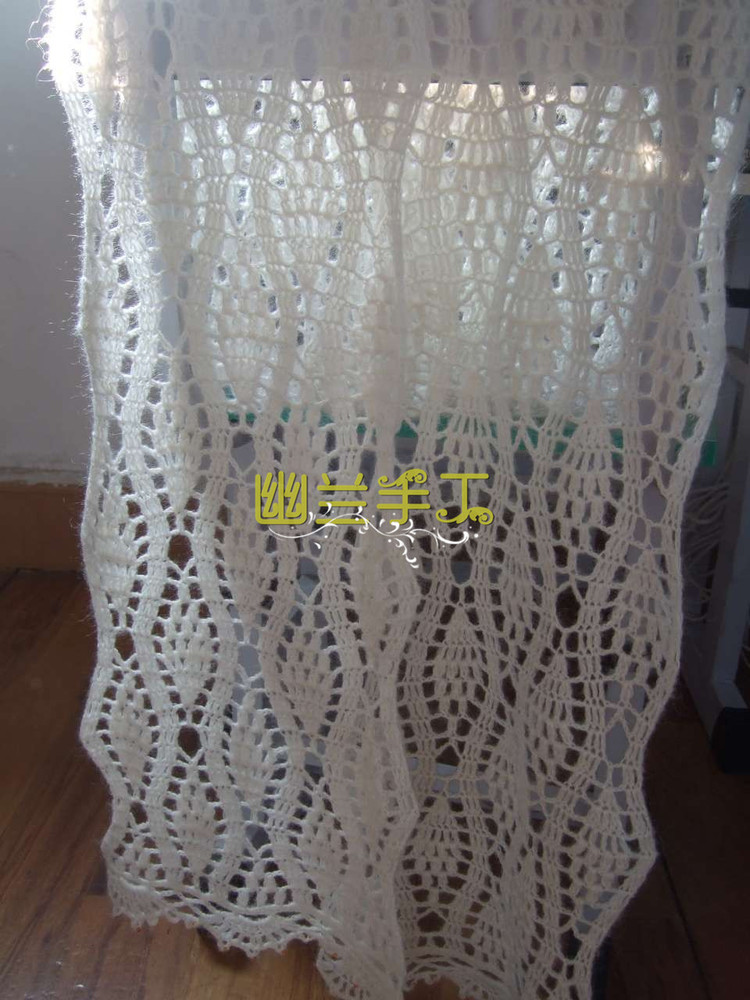 雪蘿～～～白色菠蘿花圍巾 - 空谷幽蘭 - 指間的溫柔