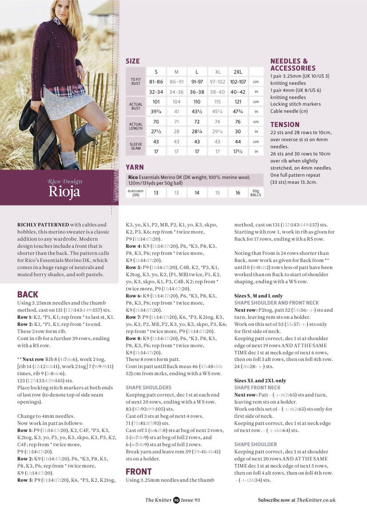 The Knitter Issue 93 2015 - 輕描淡寫 - 輕描淡寫