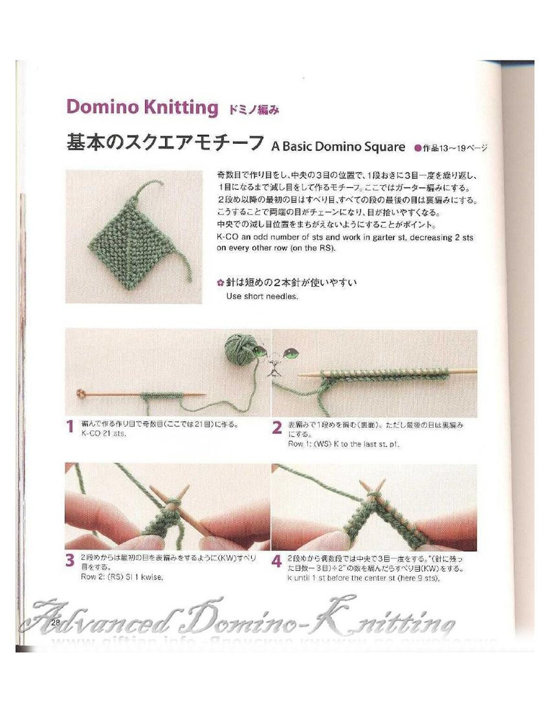Advanced Domino-Knitting - 紫蘇 - 紫蘇的博客