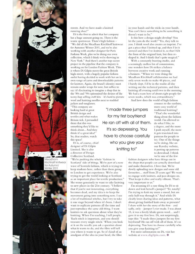 Knitting  Issue 102  2012 - 輕描淡寫 - 輕描淡寫