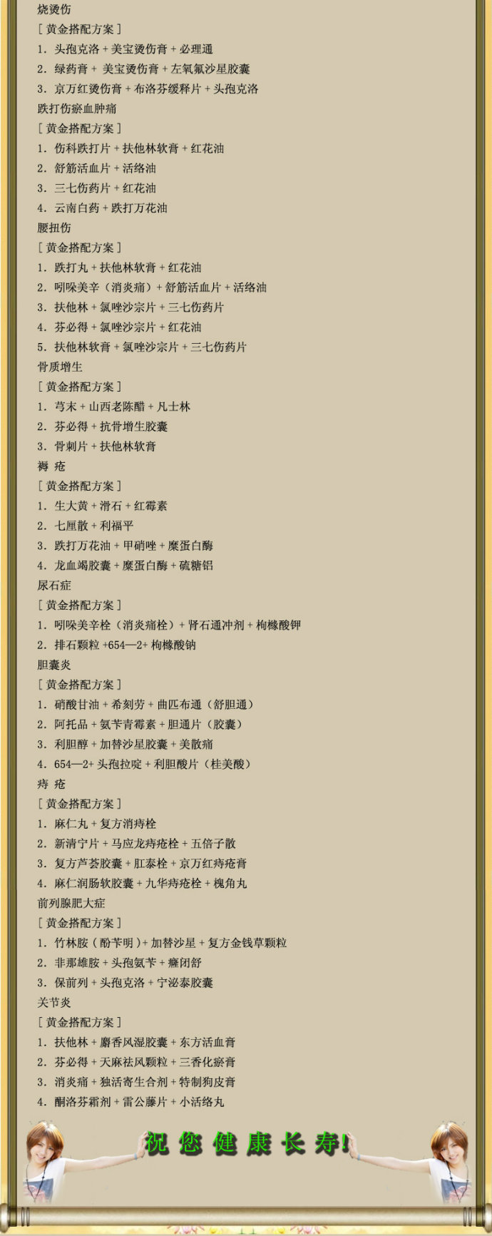 千金難買：中西藥絕密配方?黃金搭配方案?值得收藏！