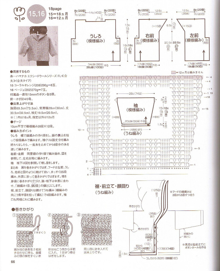 寶寶鉤針連帽長袖衫 - liminshanshan - 微雨聽荷的博客