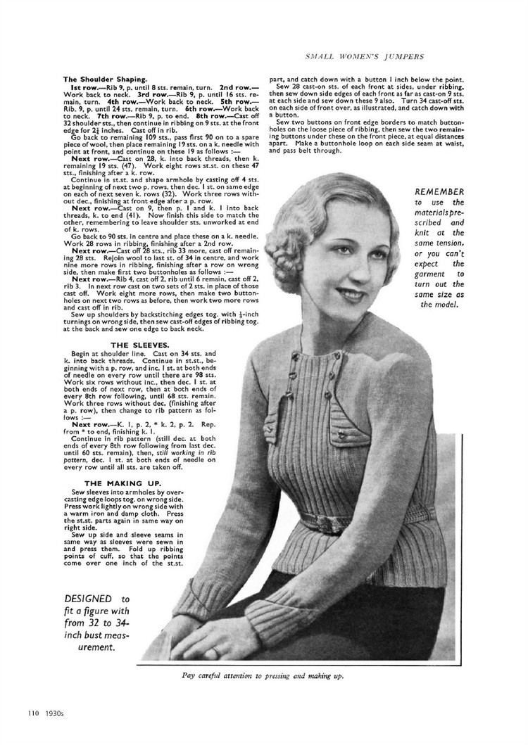 A Stitch in Time :Vintage Knitting Patterns 1930-1959, Vol.2 - 輕描淡寫(xiě) - 輕描淡寫(xiě)