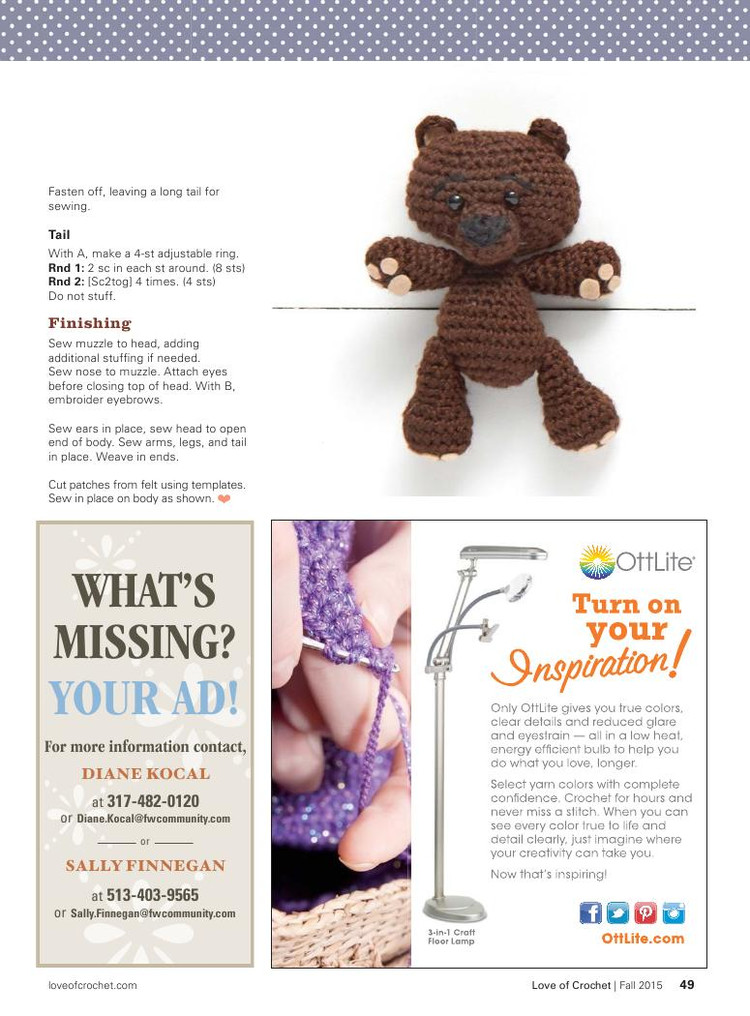 Love of Crochet  Fall 2015 - 輕描淡寫 - 輕描淡寫