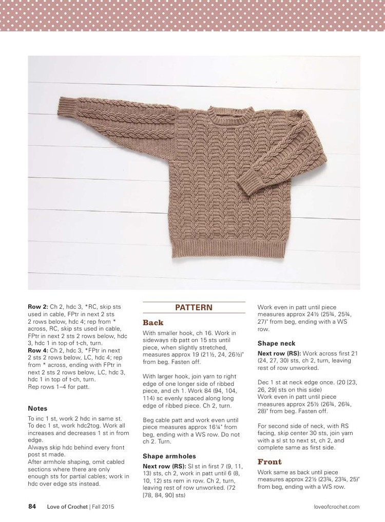 Love of Crochet  Fall 2015 - 輕描淡寫 - 輕描淡寫