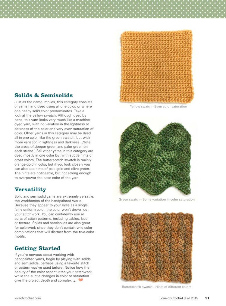 Love of Crochet  Fall 2015 - 輕描淡寫 - 輕描淡寫