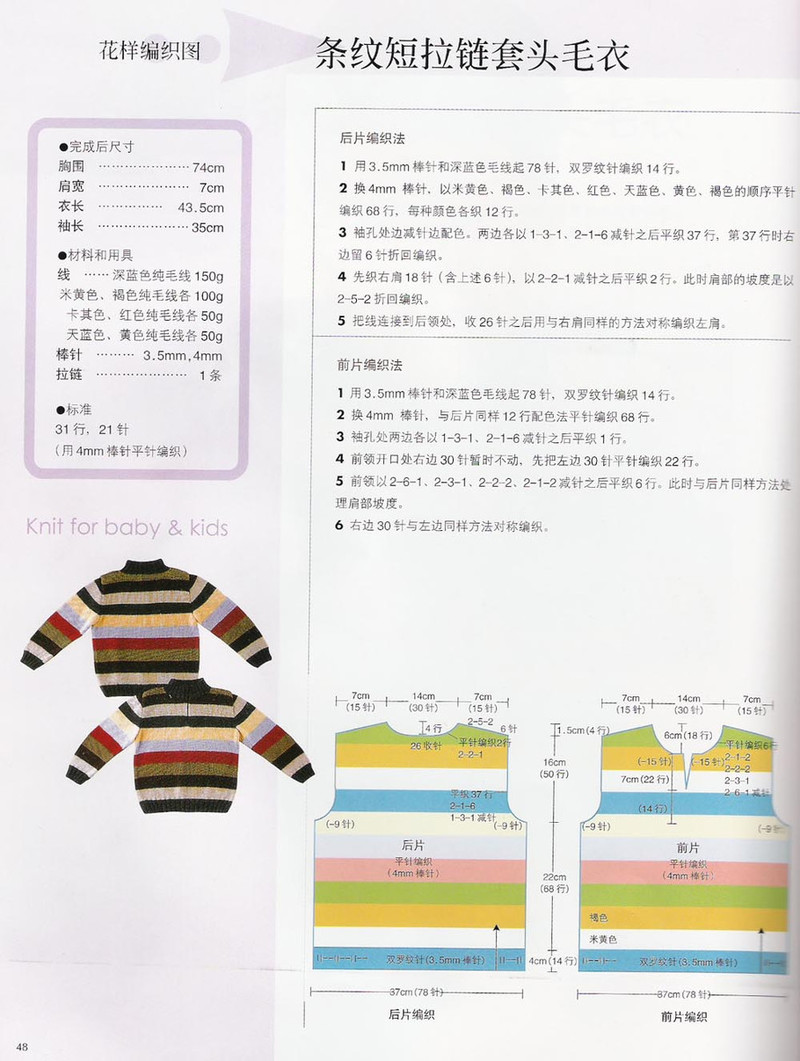 輕松編織兒童毛衣  秋冬裝 - 紫蘇 - 紫蘇的博客