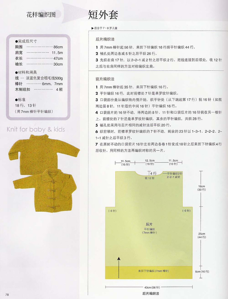 輕松編織兒童毛衣  秋冬裝 - 紫蘇 - 紫蘇的博客