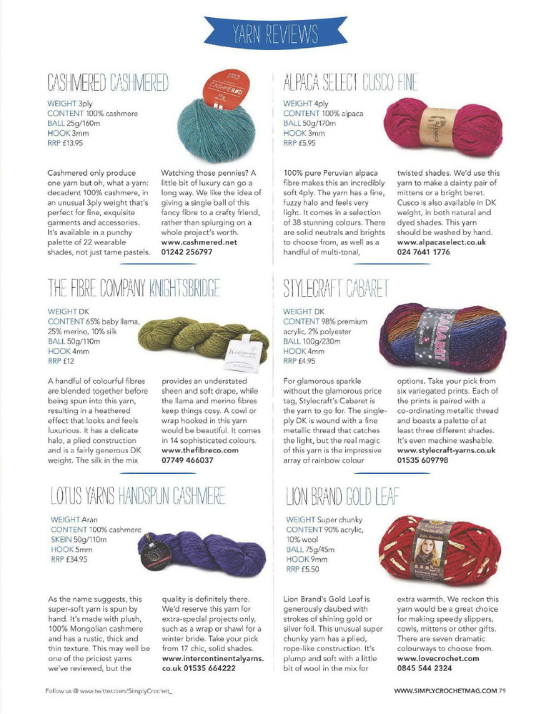 Simply Crochet  Issue 37 2015 - 輕描淡寫 - 輕描淡寫