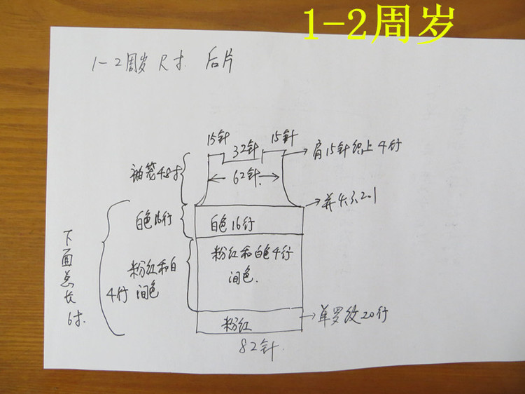 萌寶寶連體衣：男、女、中性3款（視頻） - 明月的棒針藝術 - 明月的棒針藝術