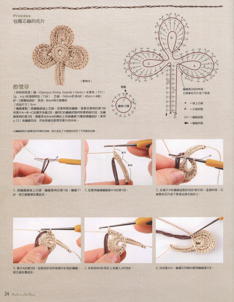 Lady DIY series -- 愛爾蘭風(fēng)蕾絲編織 - 紫蘇 - 紫蘇的博客