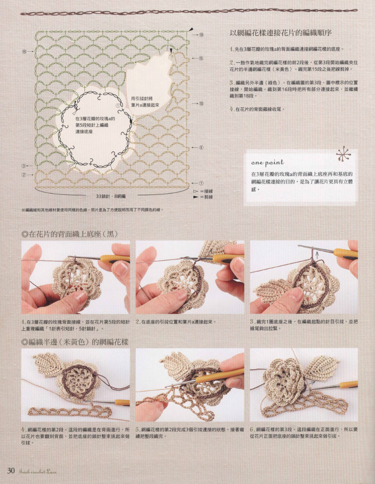 Lady DIY series -- 愛爾蘭風(fēng)蕾絲編織 - 紫蘇 - 紫蘇的博客