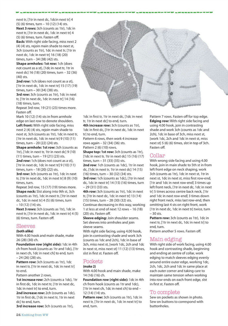 Womans Weekly Knitting  Crochet  September 2015 - 輕描淡寫 - 輕描淡寫