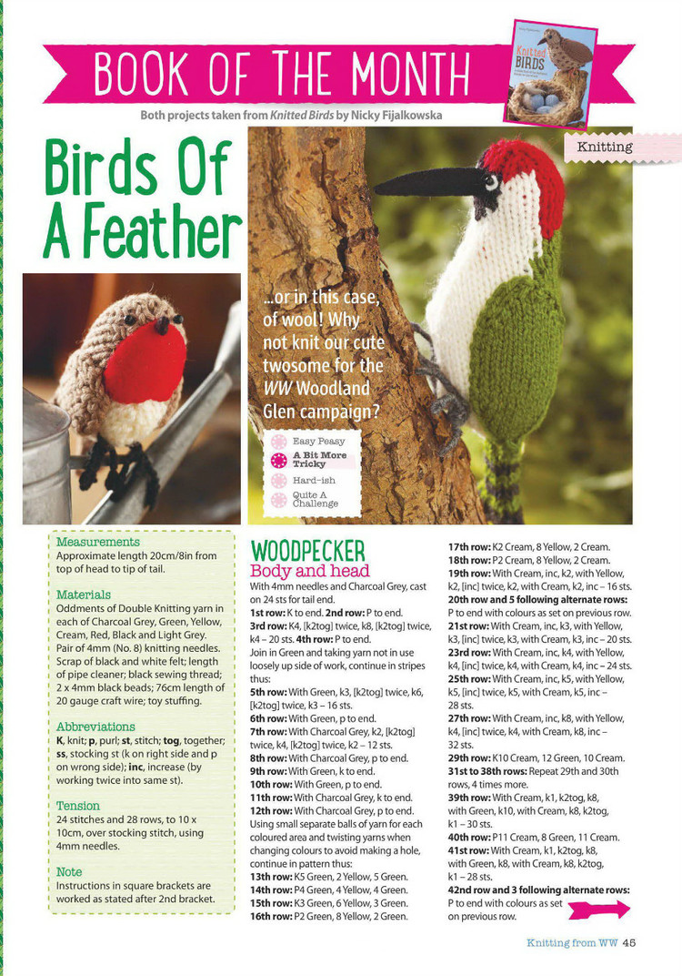 Womans Weekly Knitting  Crochet  September 2015 - 輕描淡寫 - 輕描淡寫