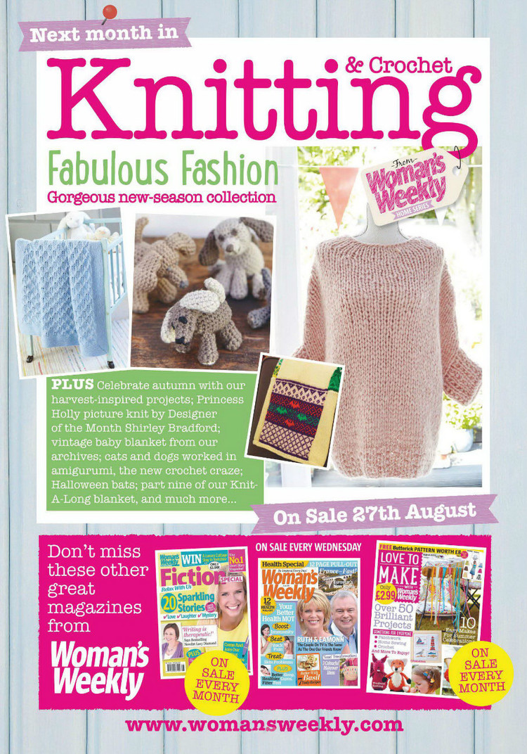 Womans Weekly Knitting  Crochet  September 2015 - 輕描淡寫 - 輕描淡寫
