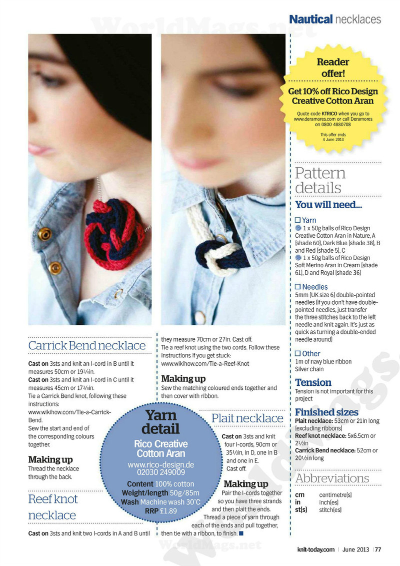 Knit Today Issue 86 2013 - 紫蘇 - 紫蘇的博客