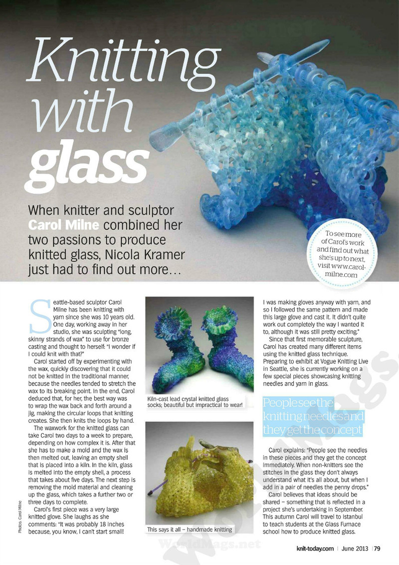Knit Today Issue 86 2013 - 紫蘇 - 紫蘇的博客